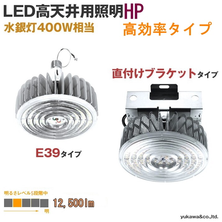 LED高天井用照明HP 12500lm 水銀灯400W相当　高効率タイプ
