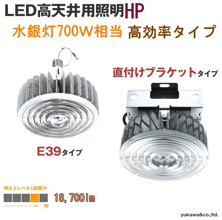 LED高天井用照明HP 18700lm 水銀灯700W相当　高効率タイプ